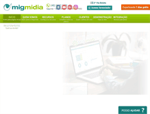 Tablet Screenshot of migmidia.com.br